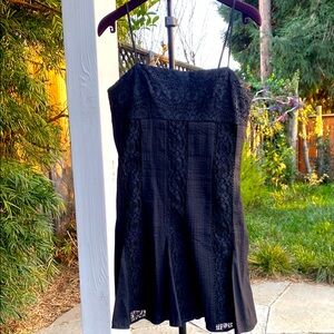 Pretty Marciano lace spaghetti straps mini dress., Size small/P